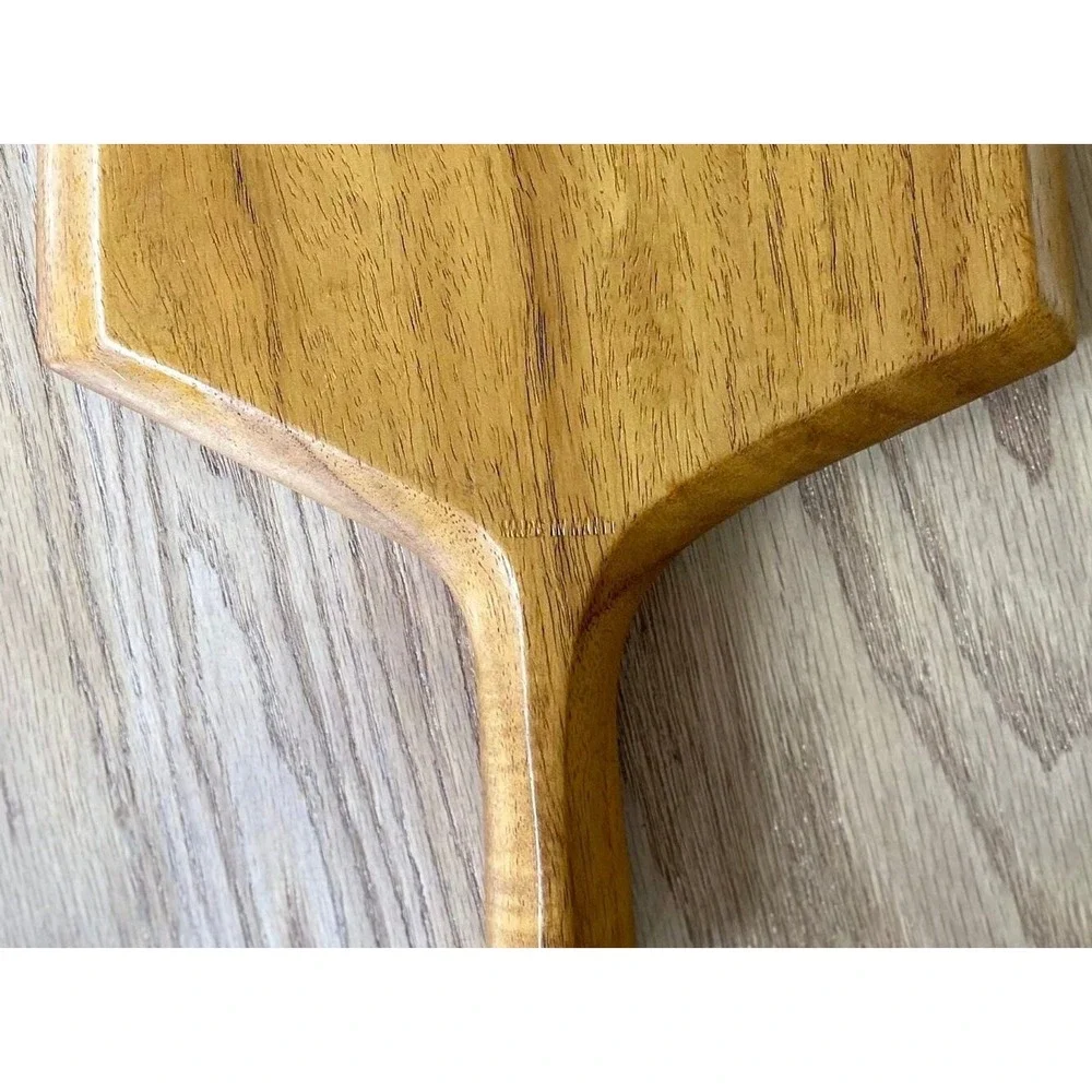 Wooden plate appetizer-Vintage Haitian‎ Wood Genuine Taverneau.